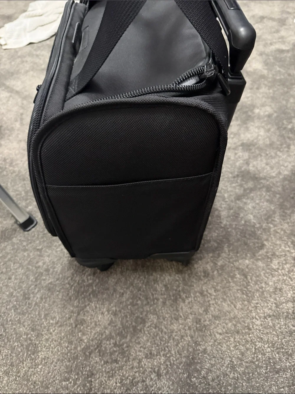 Briggs & Riley Black Rolling Briefcase with Front Pocket